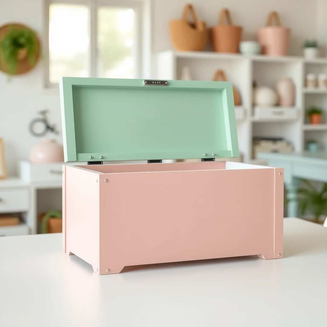 Solid Pastel Coats - memory box ideas diy paint