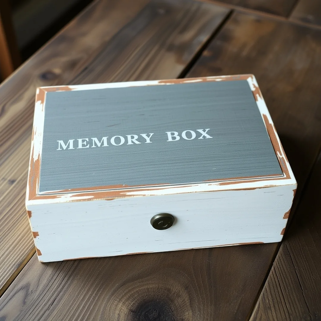 Vintage Style Finishes - memory box ideas diy paint