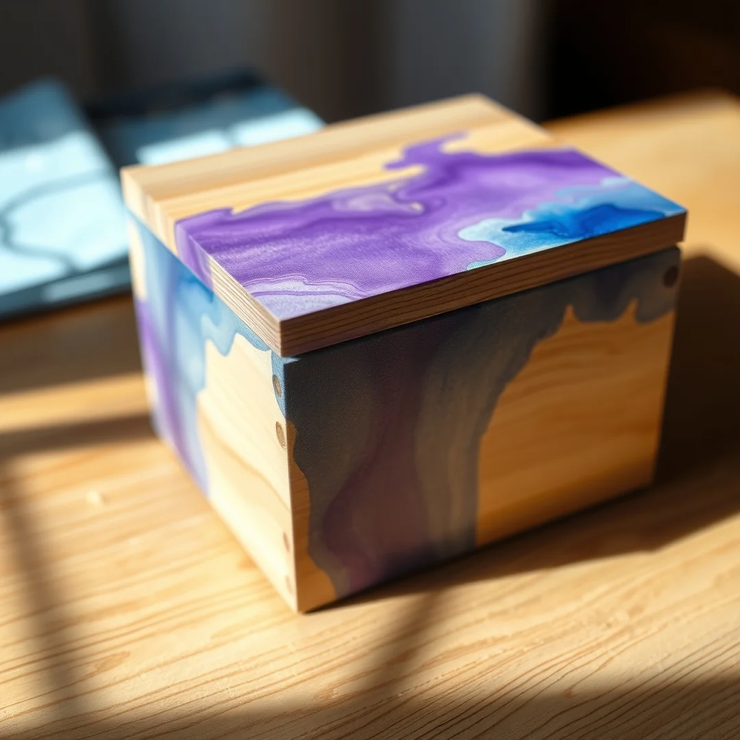 Watercolor Wash Effect - memory box ideas diy paint