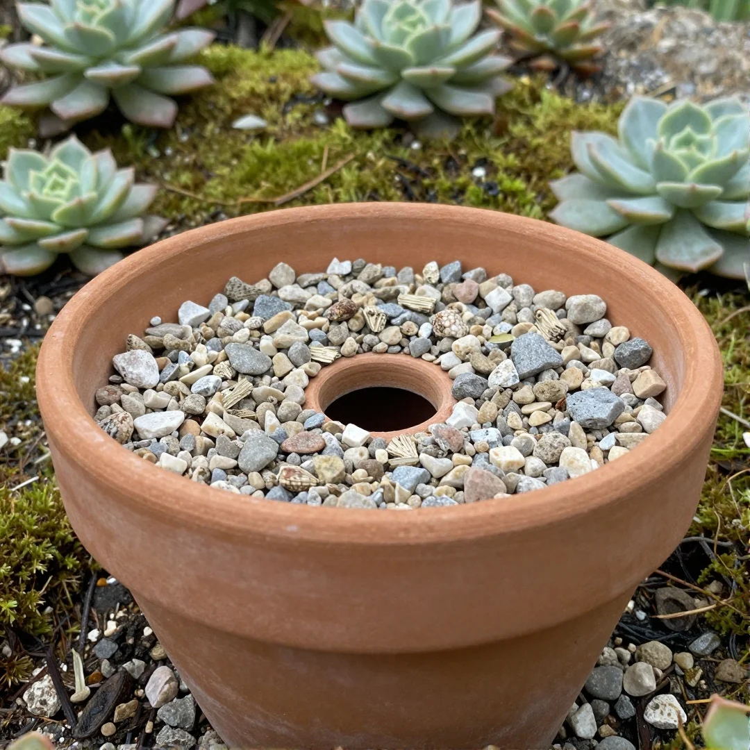 Fairy Garden Drainage - outdoor fairy garden diy