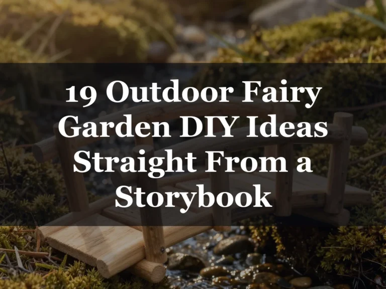19 Outdoor Fairy Garden DIY Ideas Straight From a Storybook - outdoor fairy garden diy