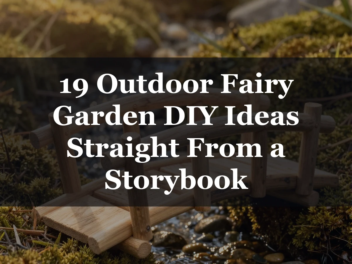 19 Outdoor Fairy Garden DIY Ideas Straight From a Storybook - outdoor fairy garden diy