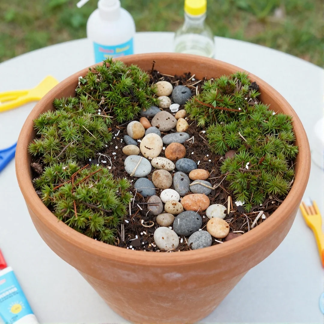 Kid-Friendly Build - outdoor fairy garden diy