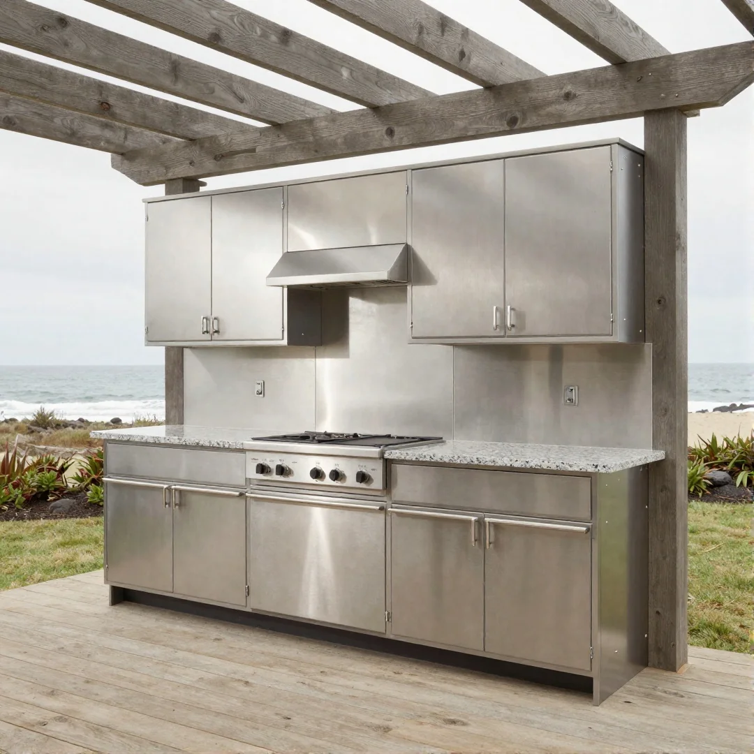 Stainless steel cabinetry - outdoor kitchen 23 ideas transform your space into an alfresco paradise
