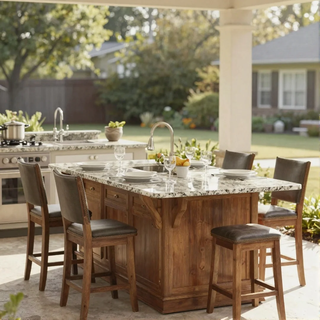 Outdoor kitchen island - outdoor kitchen 23 ideas transform your space into an alfresco paradise