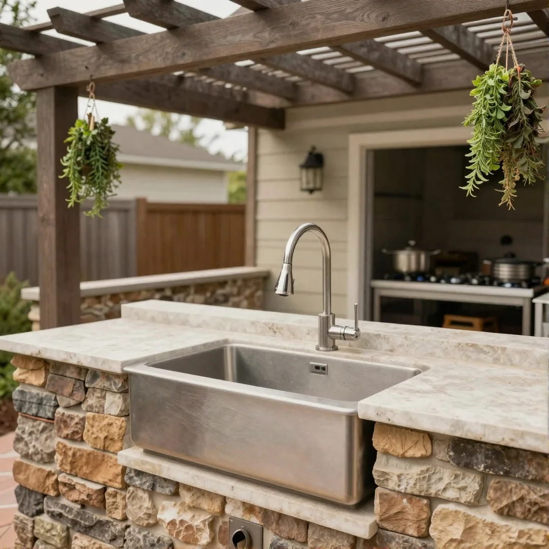 Sink and prep station - outdoor kitchen 23 ideas transform your space into an alfresco paradise