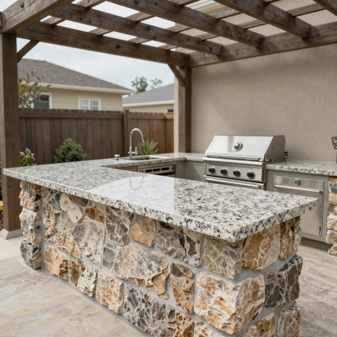 Stone countertop design - outdoor kitchen 23 ideas transform your space into an alfresco paradise