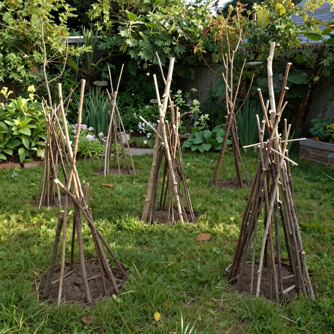Natural branch skeletons - spooky halloween outside decor 21 ideas to transform your yard