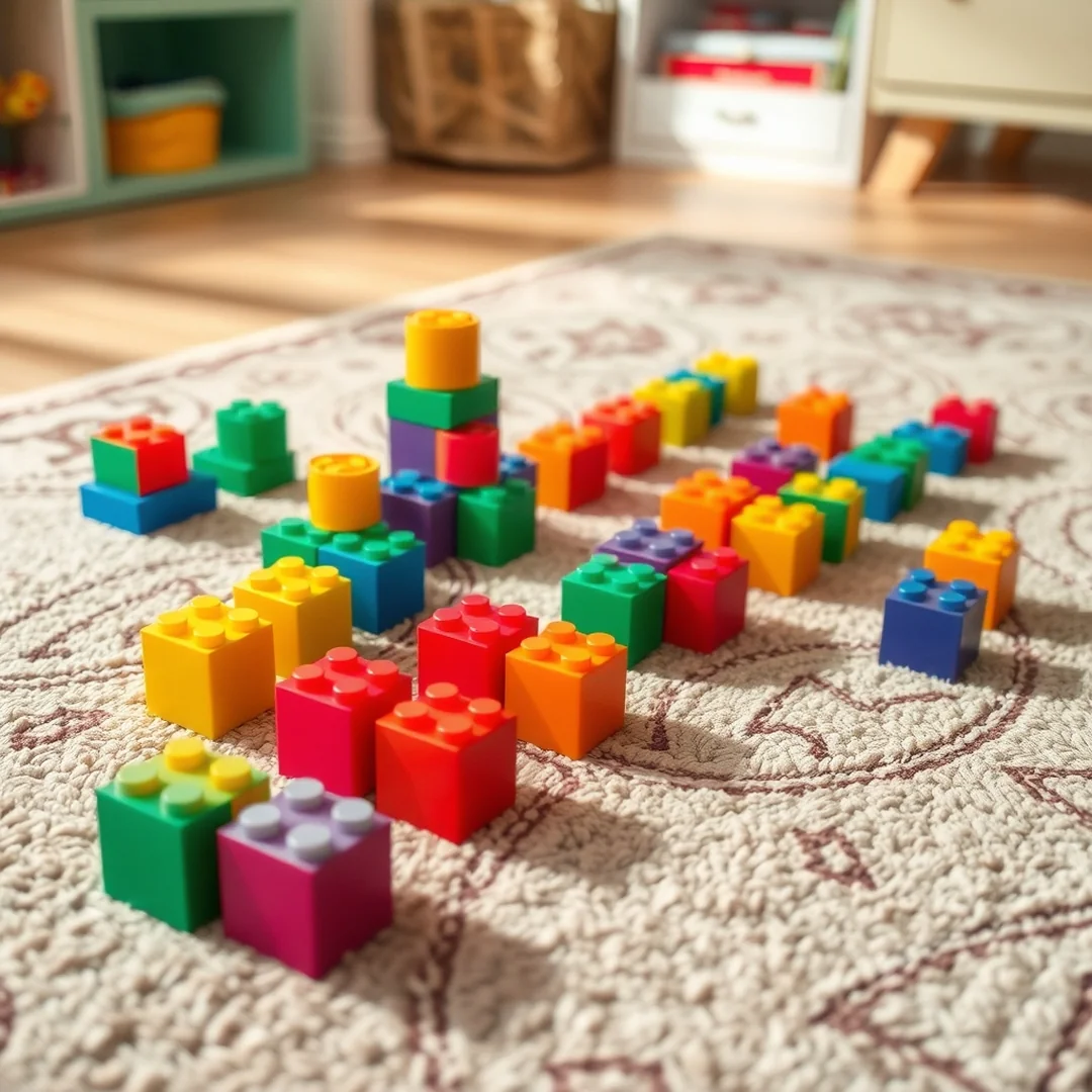 Building Block Patterns - toddler learning activities