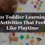 20 Toddler Learning Activities That Feel Like Playtime - toddler learning activities