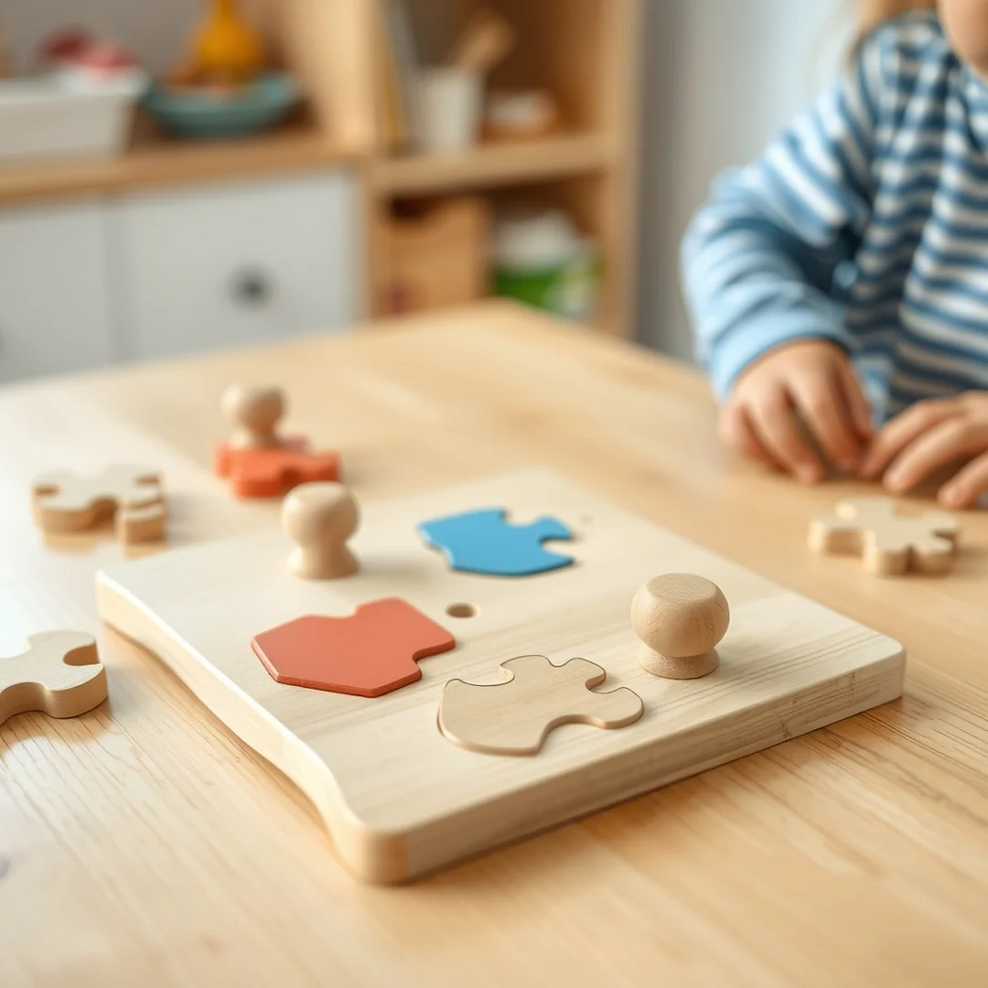 Puzzle Piece Matching - toddler learning activities