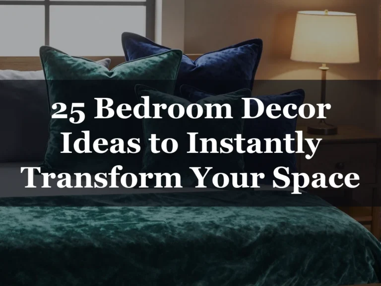 25 Bedroom Decor Ideas to Instantly Transform Your Space - transform your space with these inspiring bedroom decor 25 ideas