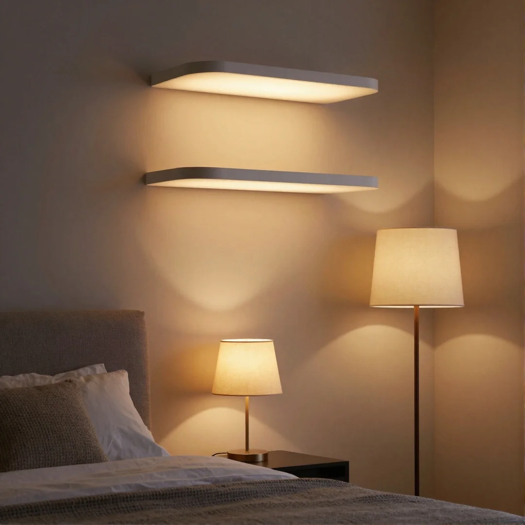 Layered Lighting - transform your space with these inspiring bedroom decor 25 ideas