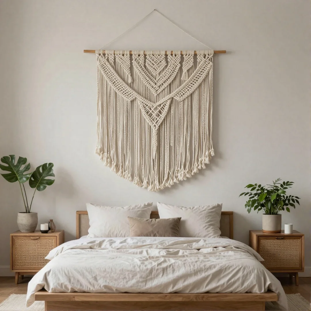 Macramé Wall Hanging - transform your space with these inspiring bedroom decor 25 ideas