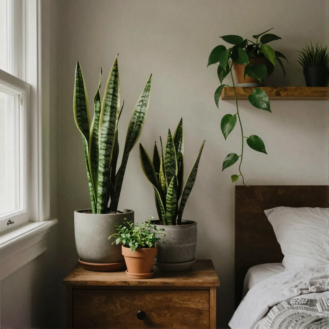 Indoor Plants - transform your space with these inspiring bedroom decor 25 ideas