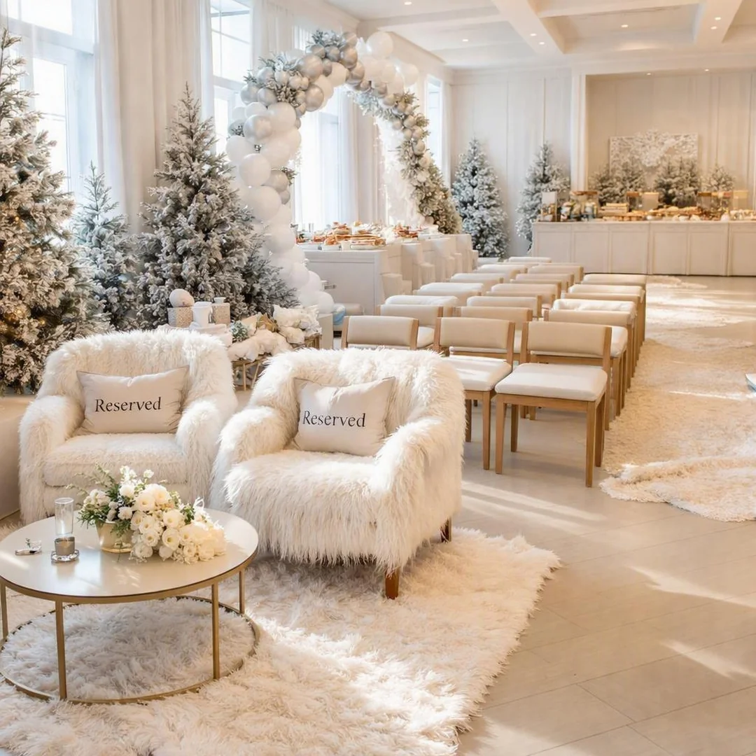 Accessible Seating Plan - winter wonderland baby shower