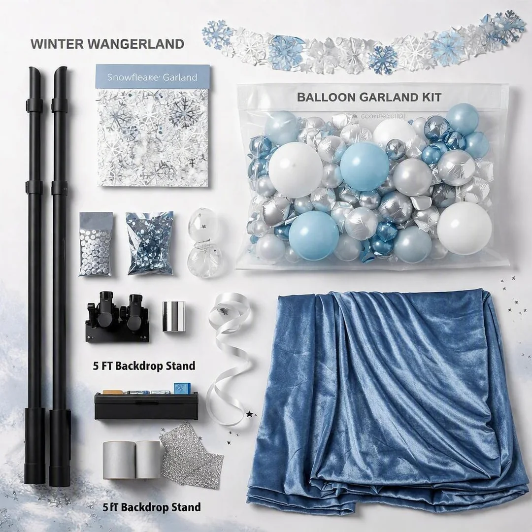 Budgeted Shopping List - winter wonderland baby shower