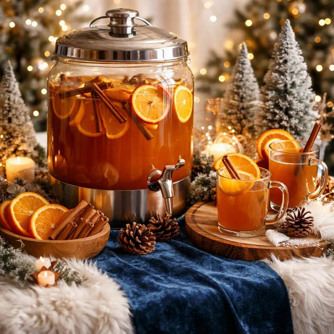 Cider Serving Station - winter wonderland baby shower