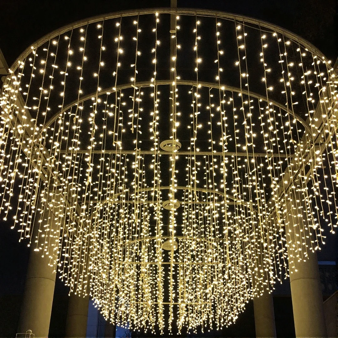 Fairy Light Ceiling Displays - winter wonderland baby shower