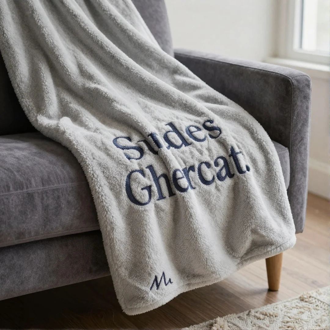 Fleece Blanket Guest Favors - winter wonderland baby shower