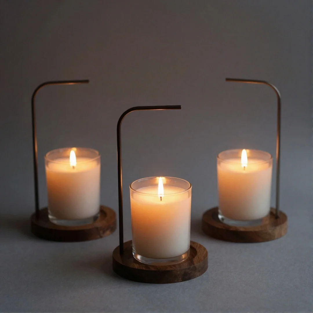 Scented Pine Candle Stations - winter wonderland baby shower